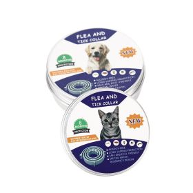 Flea & Tick Collar for Dogs; 2 Pack; 14 Months Protection; Kills & Repels Fleas and Ticks; Adjustable length (colour: Black - cans, size: Dog - Length 63cm)