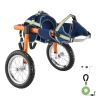 Dog Wheelchair for Back Legs, Lightweight 2 Wheels Pet Wheelchair, Height, Width & Length Adjustable, Dog Cart with Shock-Absorbing Wheels